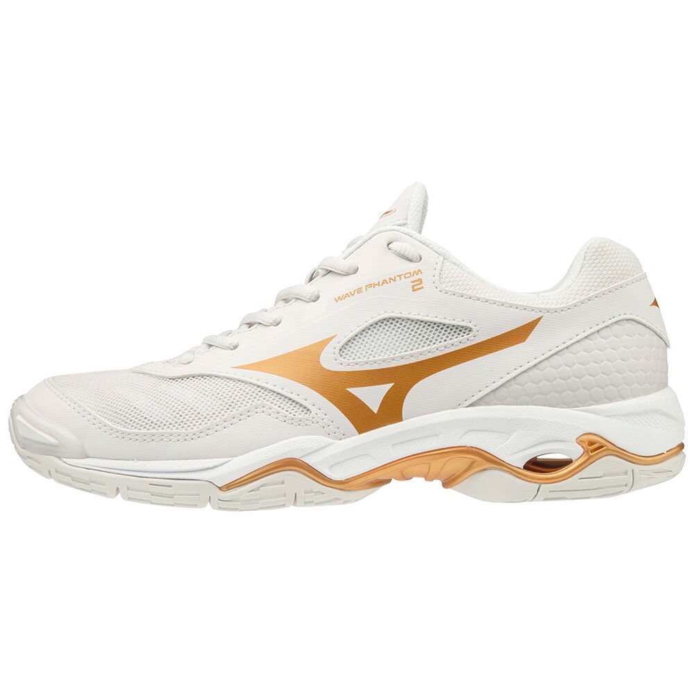 Mizuno Women's Handball Shoes WAVE PHANTOM 2 White - XJZKEUQ-14